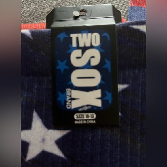 New Two Sox Patriotic Socks (2 pairs) - Picture 3 of 4
